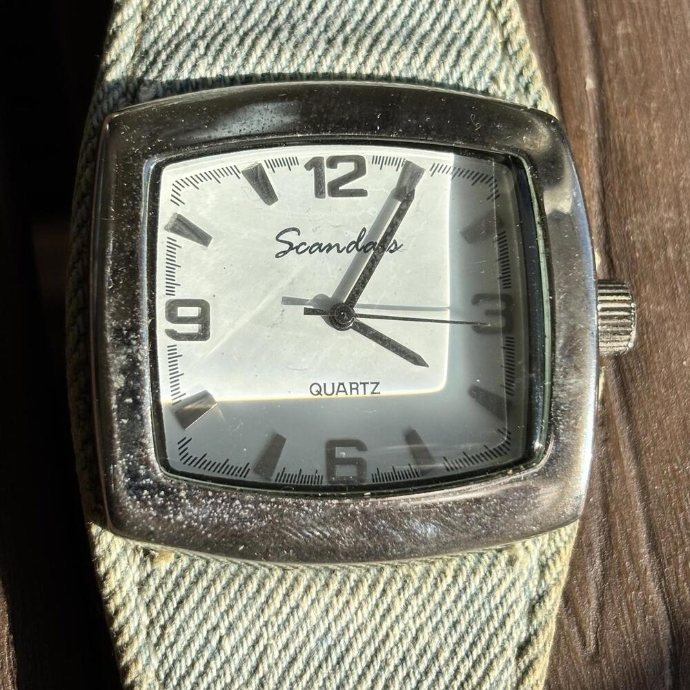 Scandels Vintage Boho Style Watch With Original Blue Jean Band